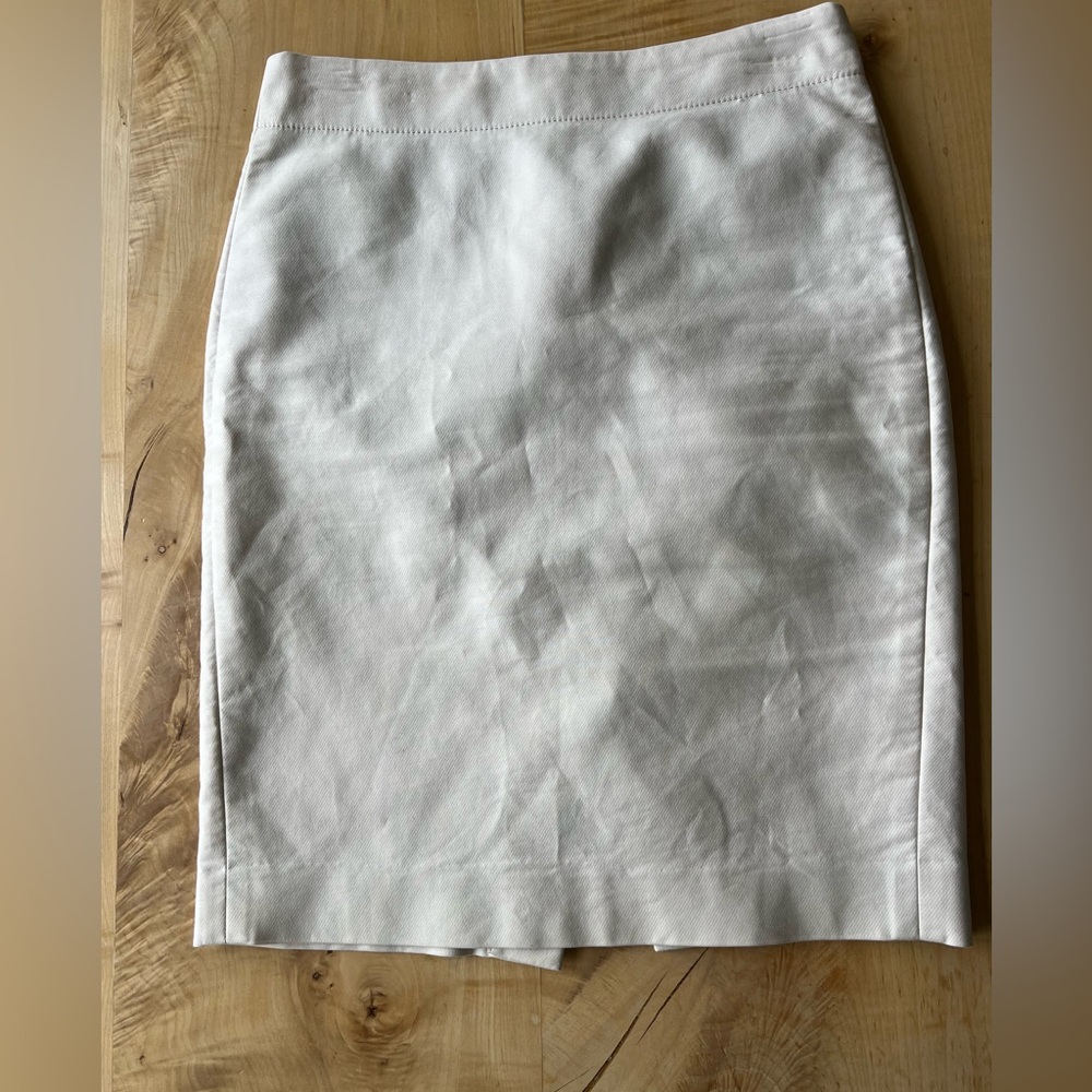 J. Crew Cream No. 2 Pencil Skirt